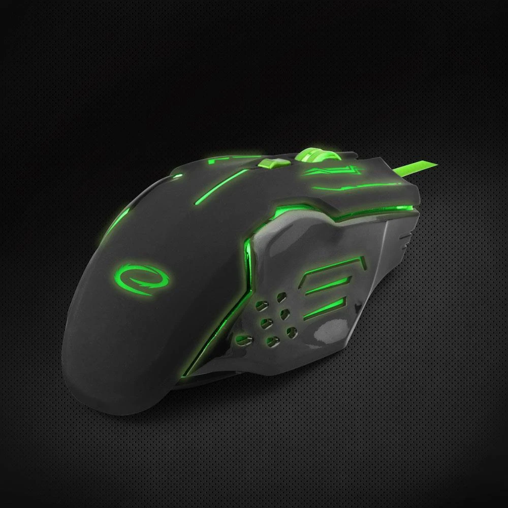 ESPERANZA EGM403G - 5901299925478 ESPERANZA EGM403G MX403 APACHE - su laidu 6D GAMING Optinė pelė USB - Žalias