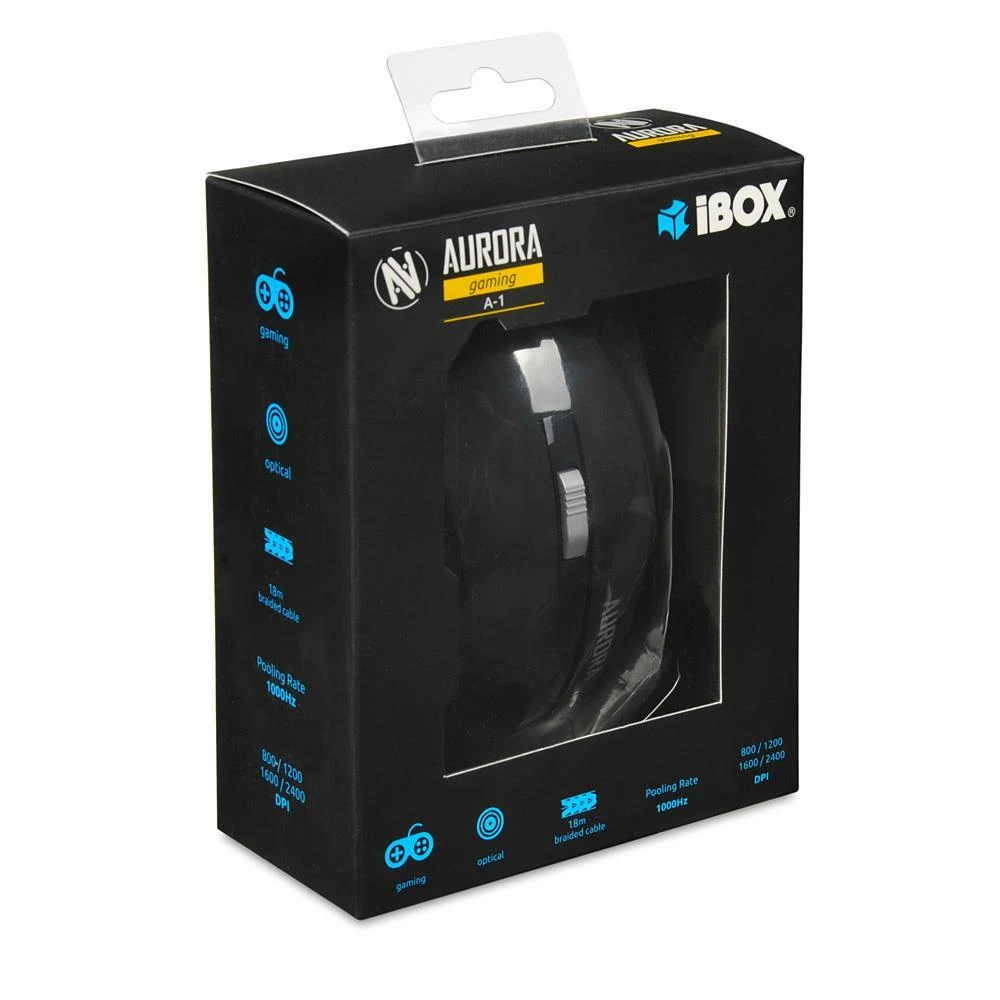 IBOX Aurora A-1 Optinė su laidu USB Pelė Gaming