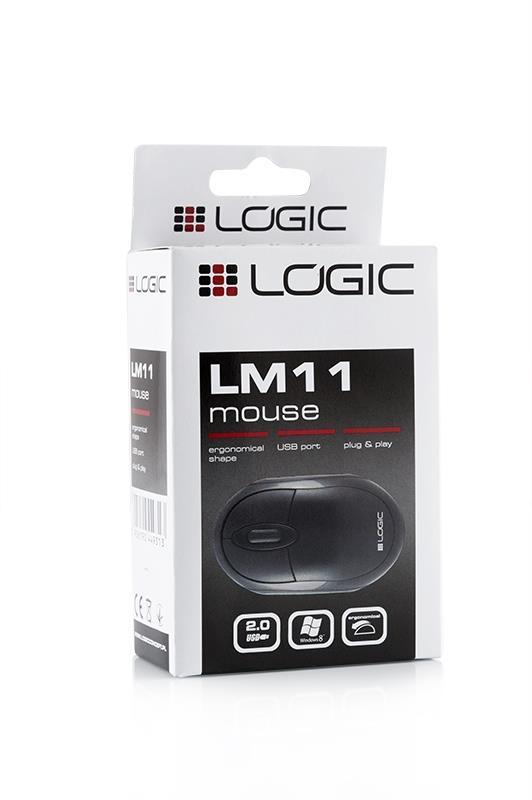 Logic Concept Laidinė pelė Logic LM-11, juoda