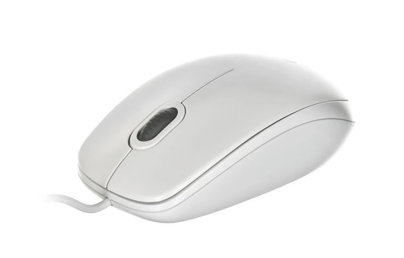 Pelė LOGITECH B100, USB, balta sp.