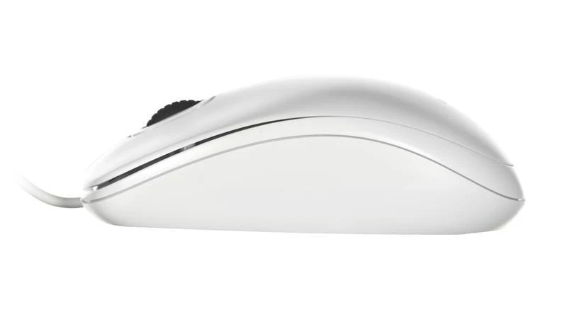 Pelė LOGITECH B100, USB, balta sp.