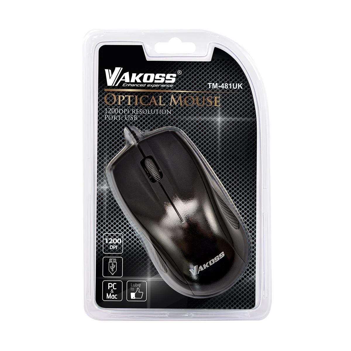 Vakoss TM-481UK pelė USB Type-A Optinė 1200 DPI