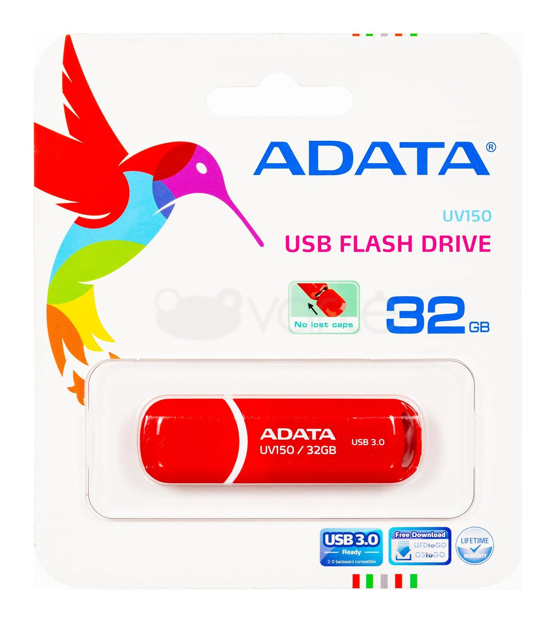 Atmintukas ADATA UV150 32GB Raudonas