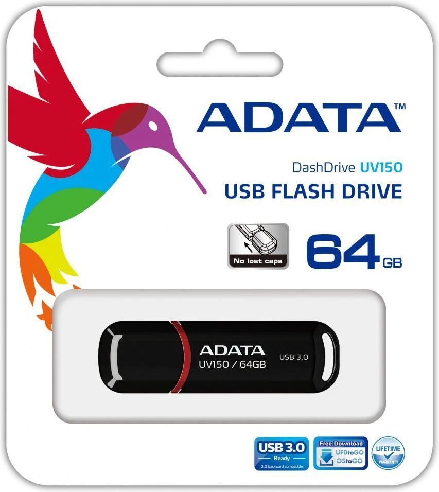 Atmintukas Adata UV150 64GB Juodas