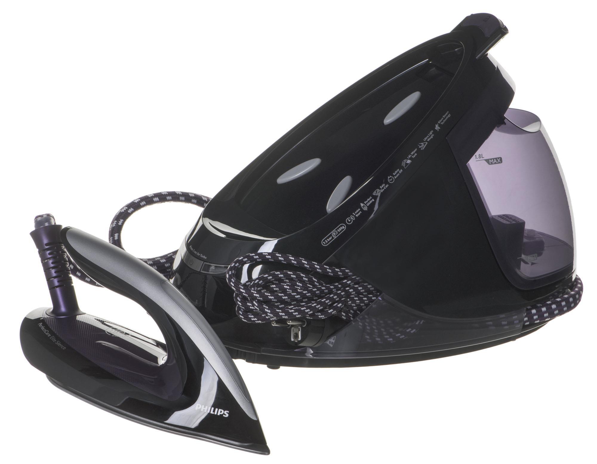 Lygintuvas su garų generatoriumi Philips GC9650/80 (2400W; spalva violetinė)