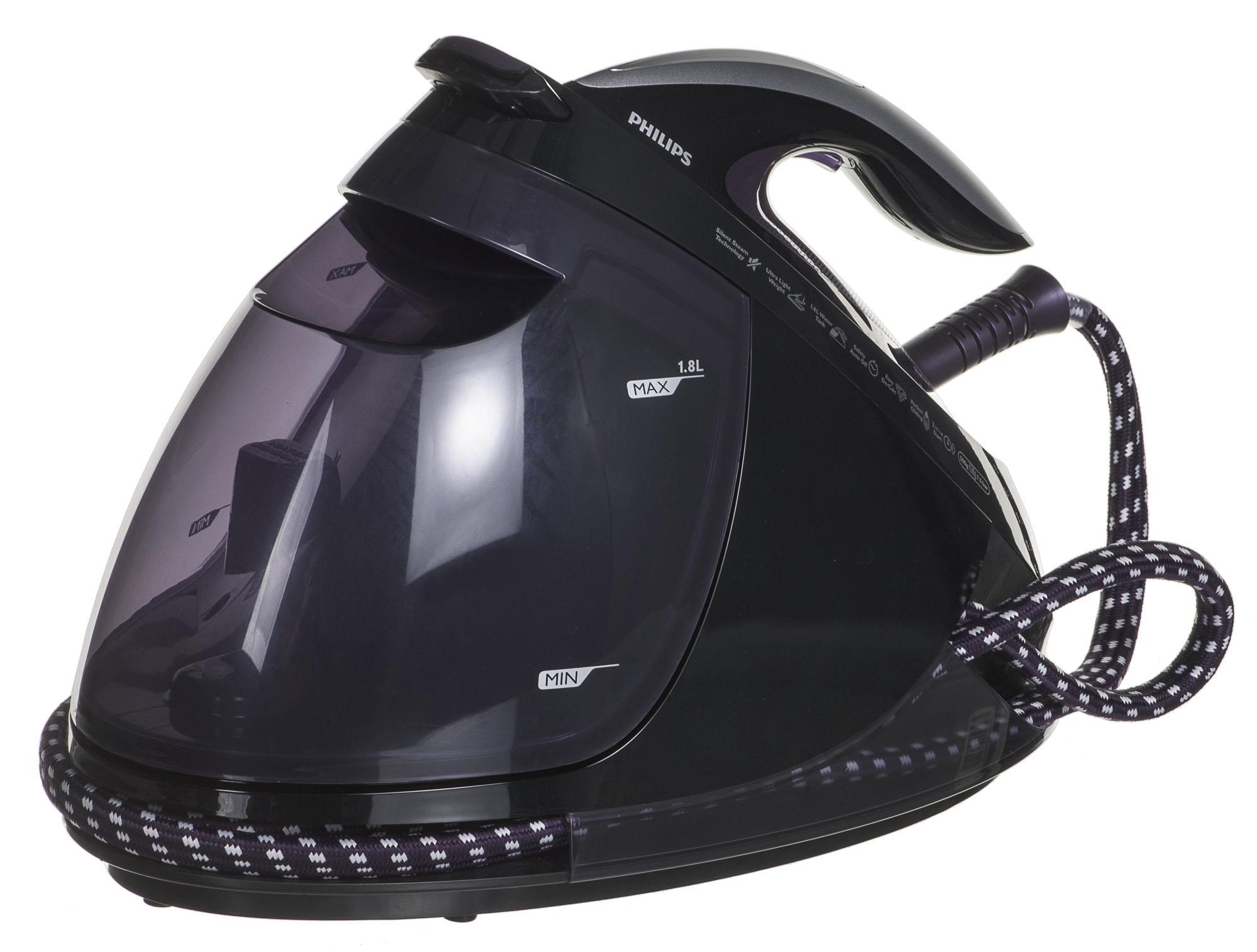Lygintuvas su garų generatoriumi Philips GC9650/80 (2400W; spalva violetinė)