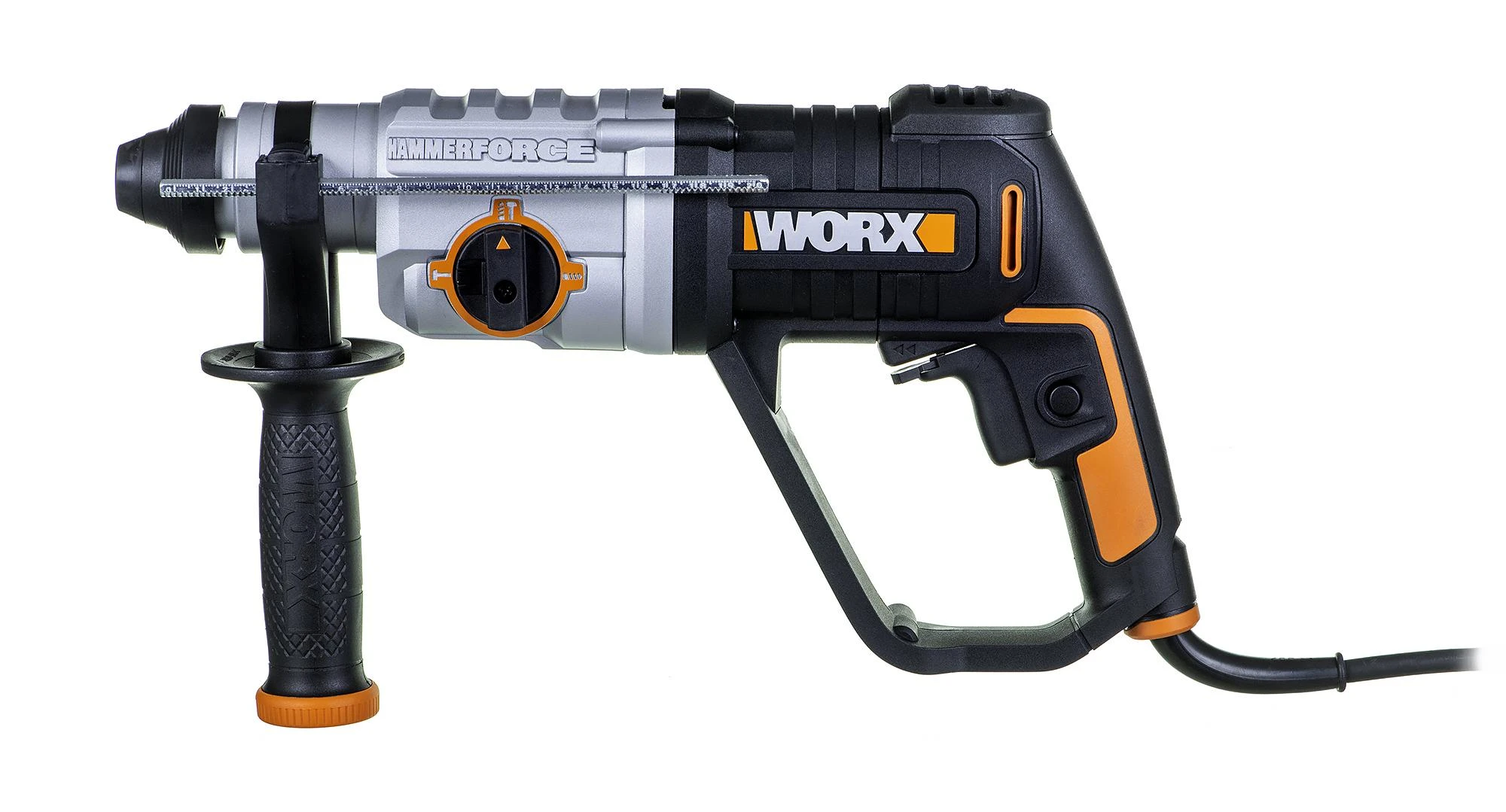 Smūginis gręžtuvas sds+ 800w 2,5j, lagaminas WX339 Worx