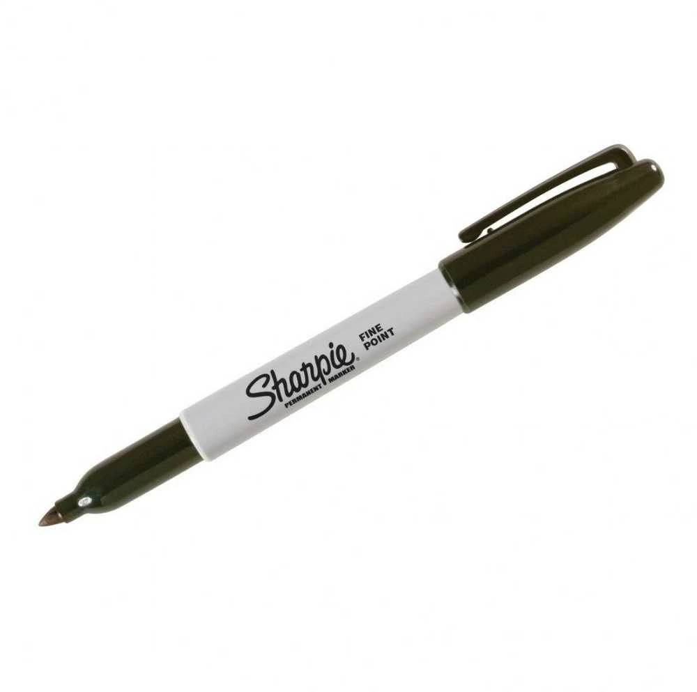 Sharpie FINE juodas žymeklis.