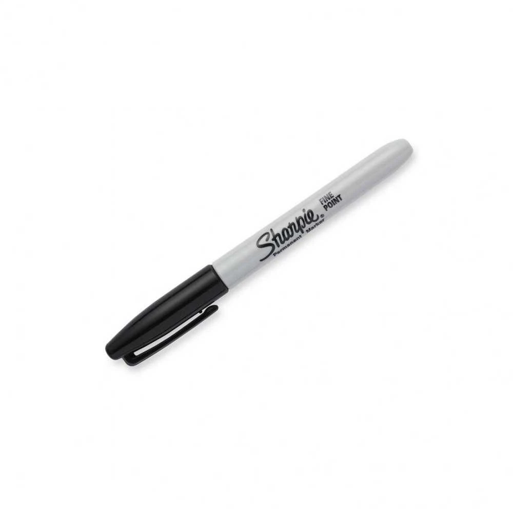 Sharpie FINE juodas žymeklis.