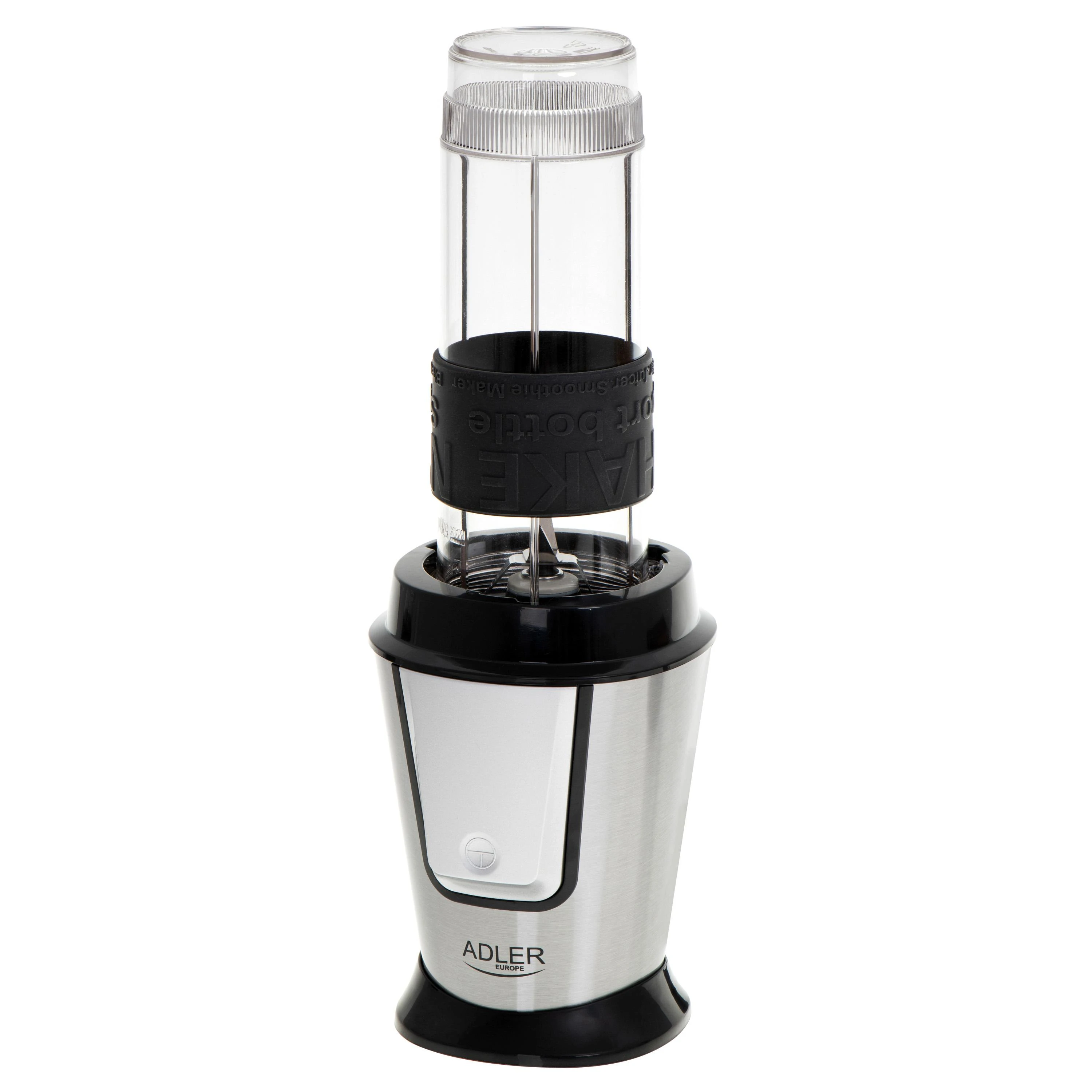 Adler | Maišytuvas | AD 4081 | Tabletop | 800 W | Jar material BPA Free Plastic | Jar capacity 0.4 + 0.57 L | Ice crushing | Juodas/Nerūdijantis plienas