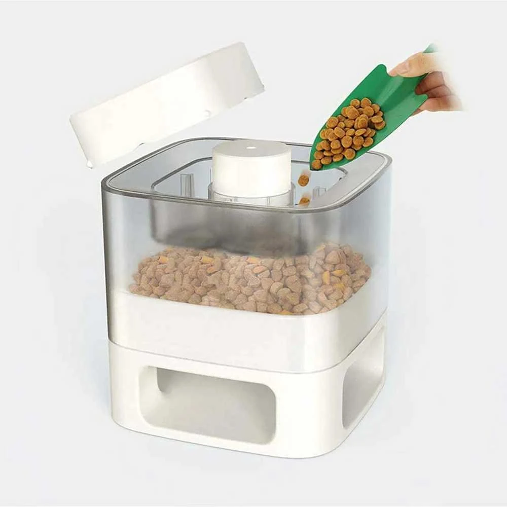 Media-Tech Šunų Maisto Dozatorius - Doggy Village Mt7130w Baltas Mechaninis Dispenzeris