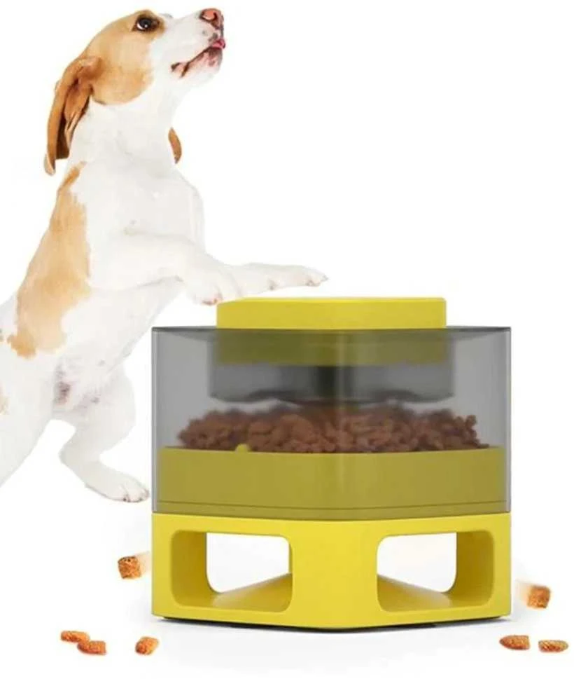 Media-Tech DOGGY VILLAGE Pet Auto-Buffet MT7130Y geltonas - mechaninis sauso maisto dozatorius