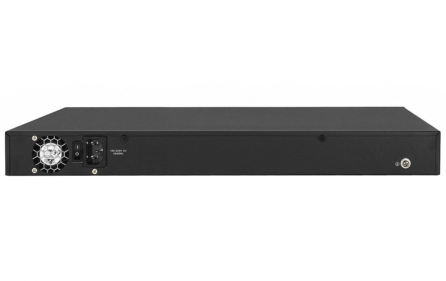 „Dahua Technology Co“ PoE šakotuvas, 24 prievadų, PoE+, 2 RJ45 prievadų + 2 SFP prievadų, 240 W