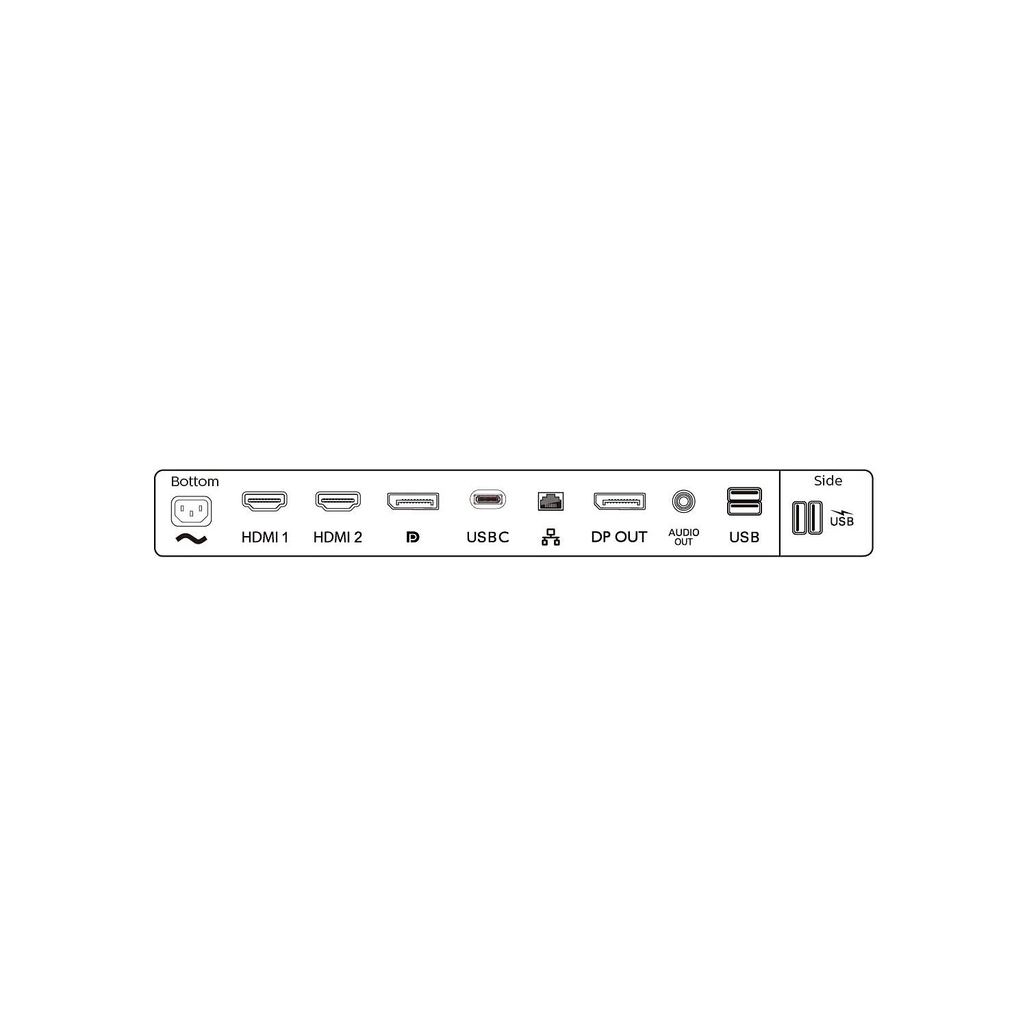 Monitorius PHILIPS 276B1/00 27", Juodos spalvos