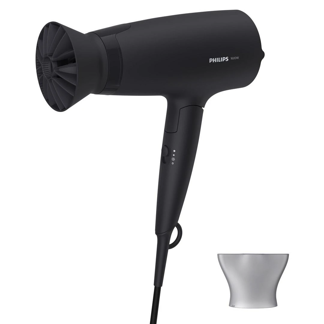 Plaukų džiovintuvas Philips 3000 serija BHD308/10, Juodos spalvos