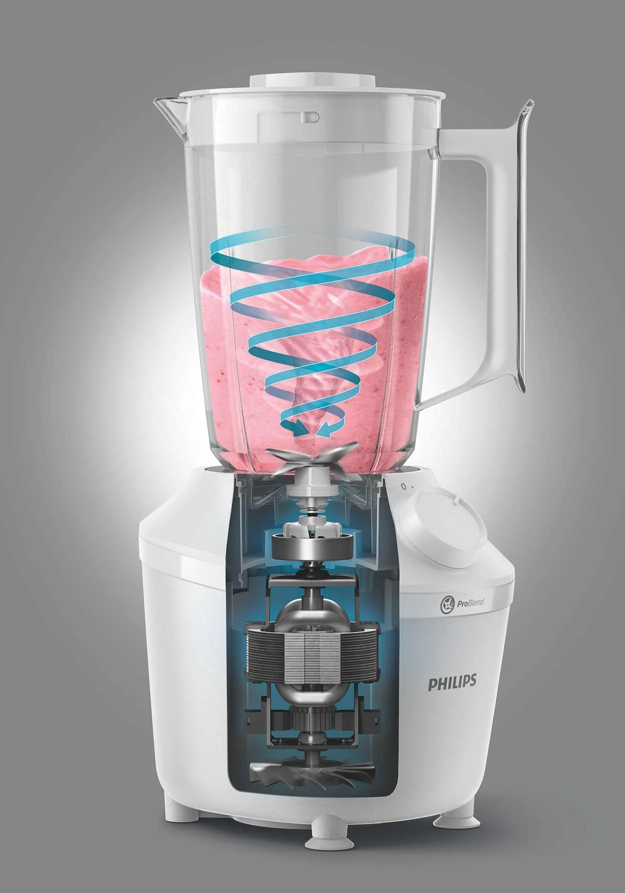 Kokteilinė Philips HR2041/00, Baltos spalvos