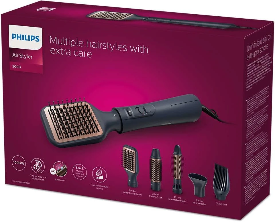 Elektrinės plaukų formavimo šukos Philips Air Styler BHA530/00