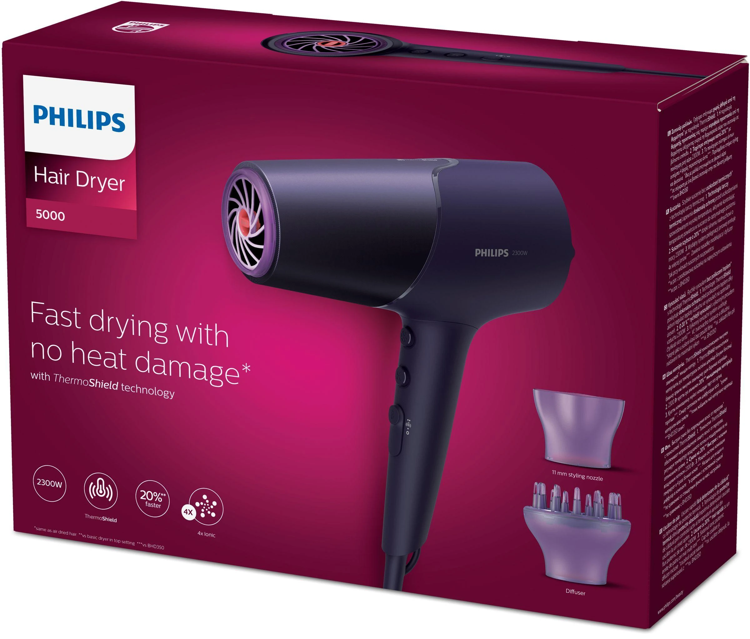 Plaukų džiovintuvas PHILIPS BHD514/00