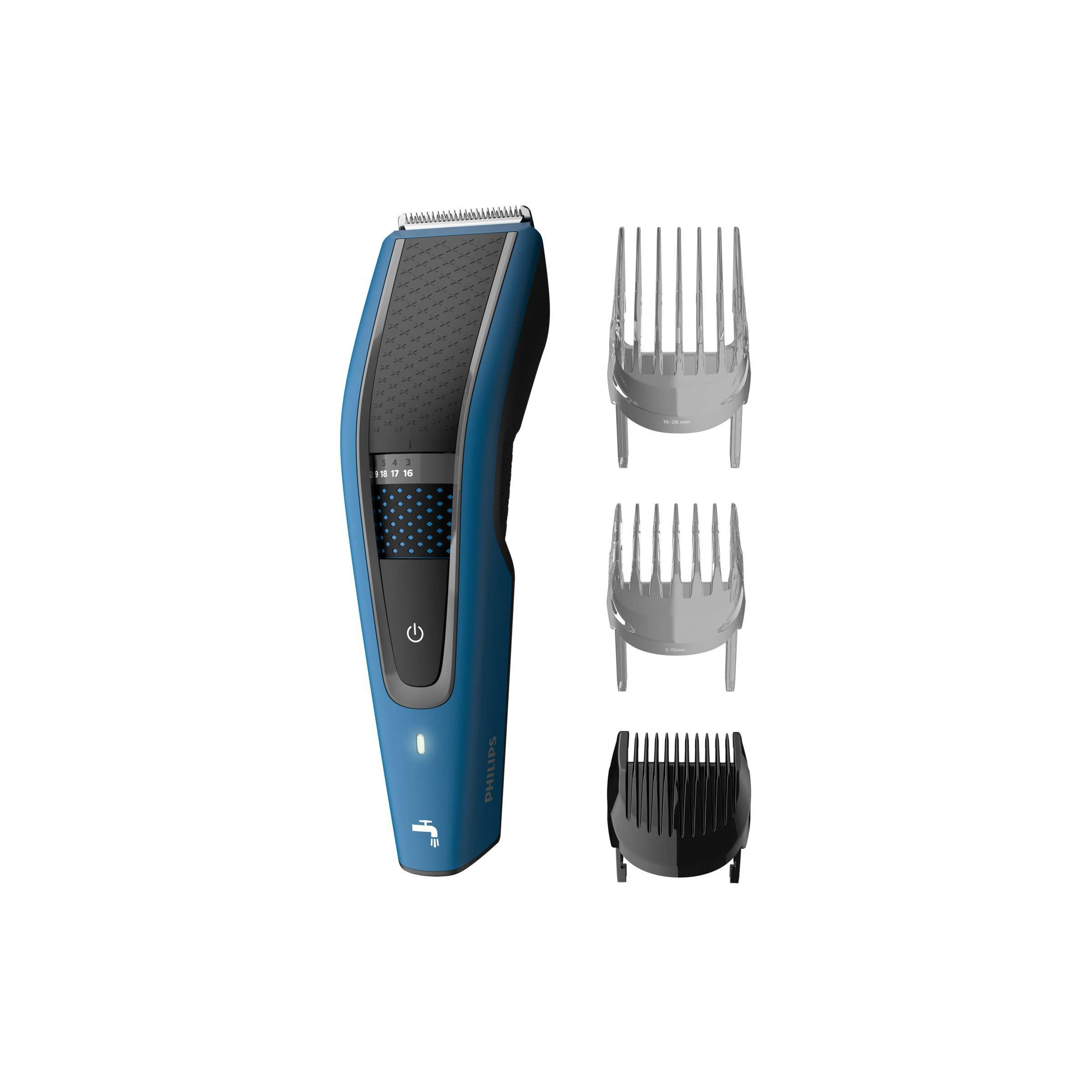 Philips 5000 series HC5612/15 plaukų kirpimo mašinėlės/kirpimo mašinėlė Juodas, Mėlyna 28 Nikelio-metalo hidridas (NiMH)