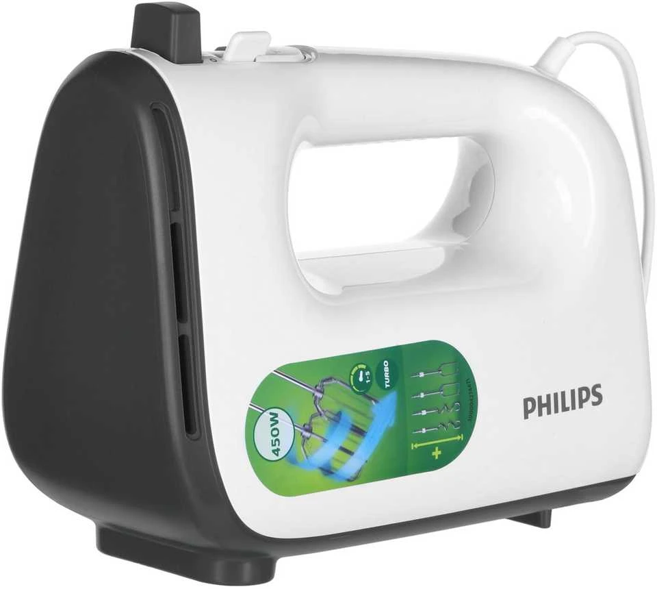 Philips Viva Collection HR3741/00 plakiklis Rankinis plaktuvas Balta 450 W