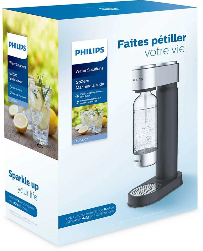Gazuotų gėrimų gaminimo aparatas Philips ADD4902BK