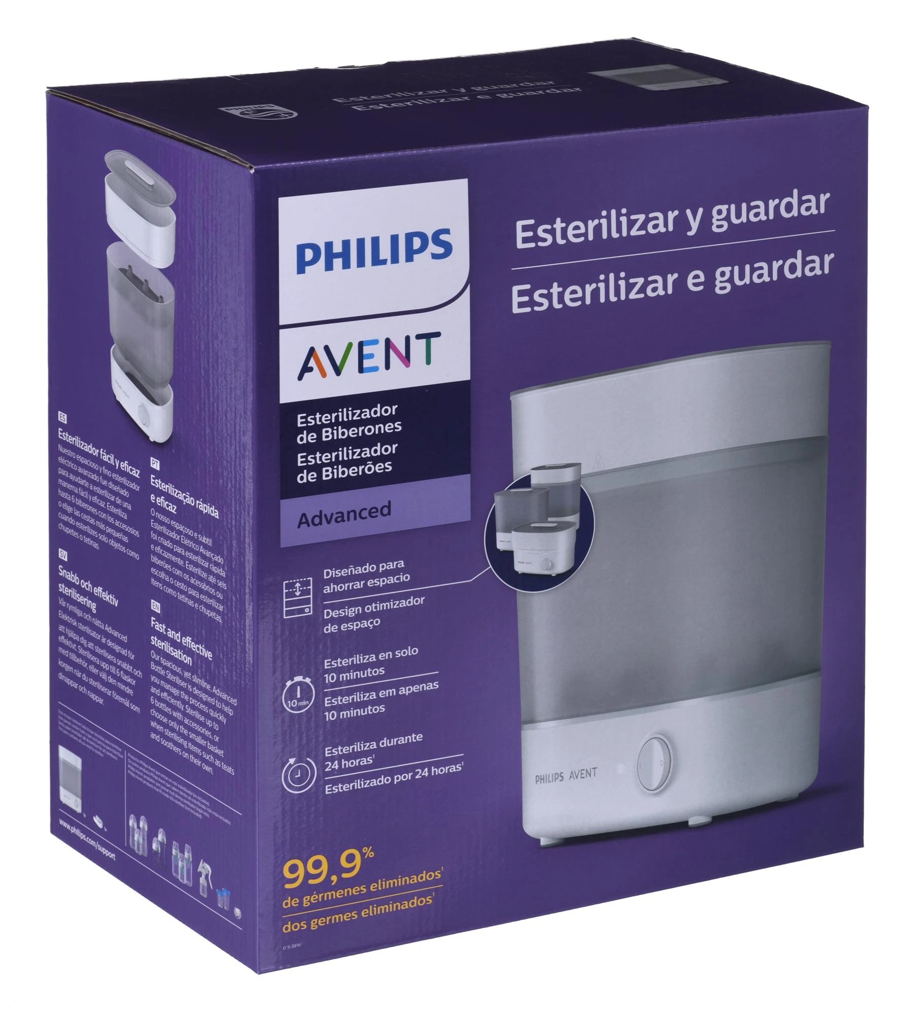 Philips "Avent" sterilizatorius SCF 2910 Baltas