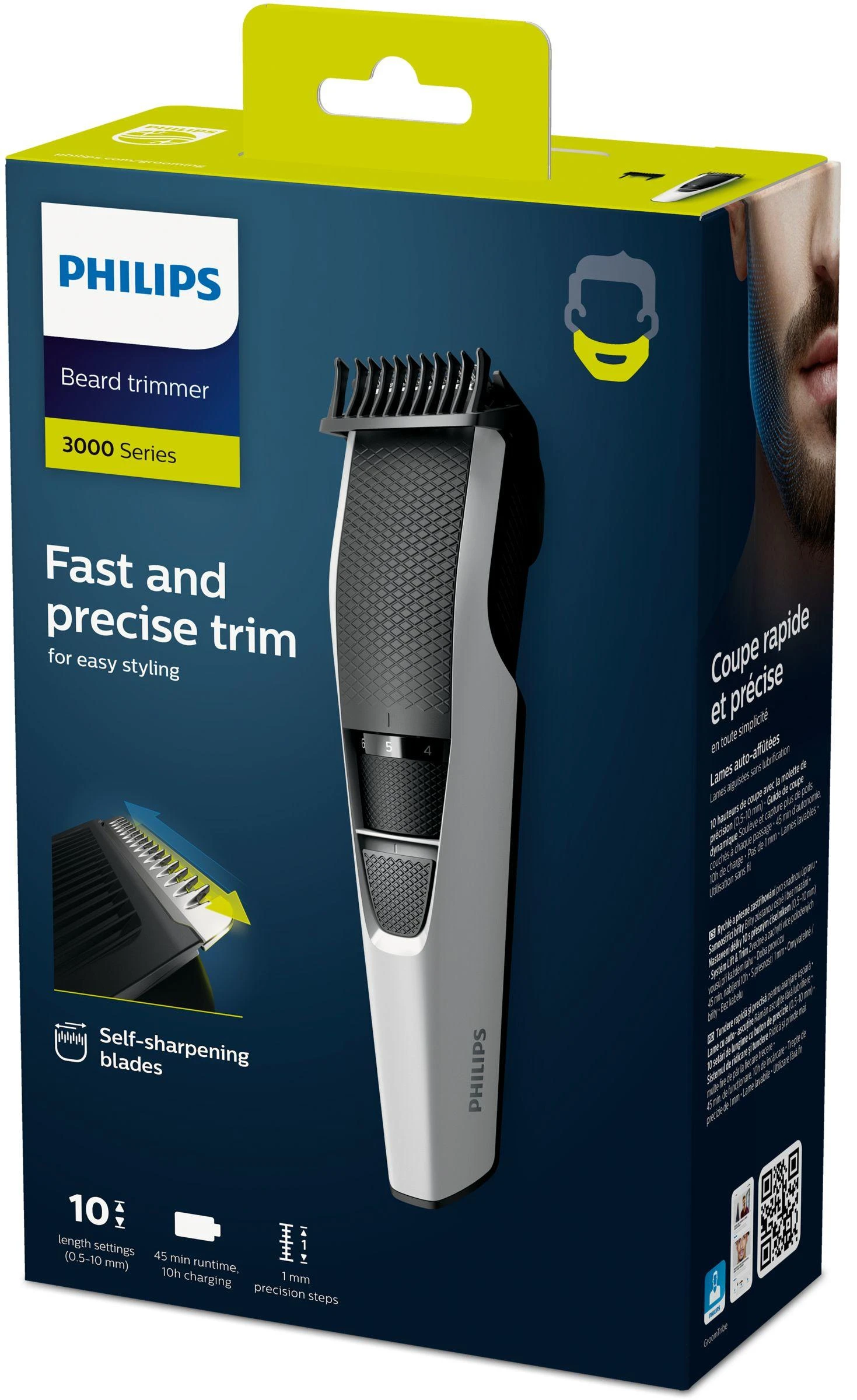 Barzdaskutė Philips BT3206/14 barzdos kirptuvas