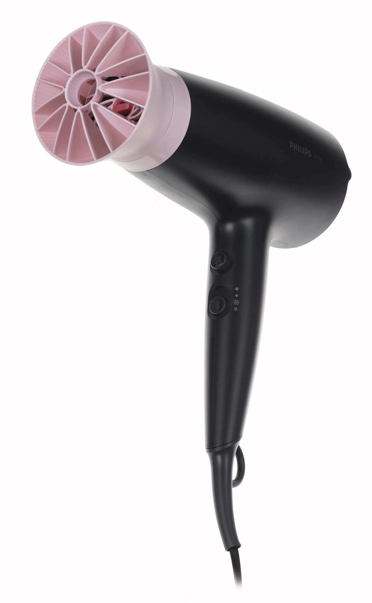 Plaukų džiovintuvas Philips 3000 serija BHD350/10, Juodos/Rausvos spalvos