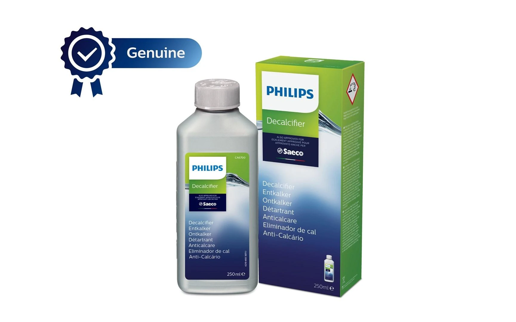 Philips | Espreso aparato nukalkinimo priemonė | CA6700/10 | 250 ml