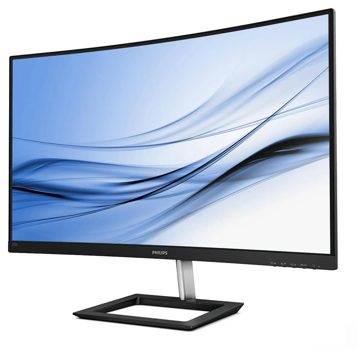 PHILIPS Lenktas LCD monitorius su „Ultra Wide-Color“ / 328E1CA/00 /  31,5 col. / 4K UHD / VA / HDMI/DP / garsiakalbiai