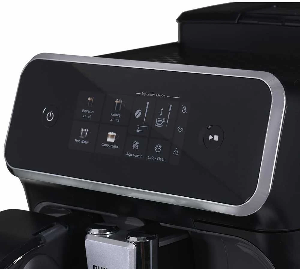 Philips | Espresso | EP2334/10 | Slėgis 15 bar | Su pieno plakikliu | Pilnai Automatinis | 1500 W | Juodas
