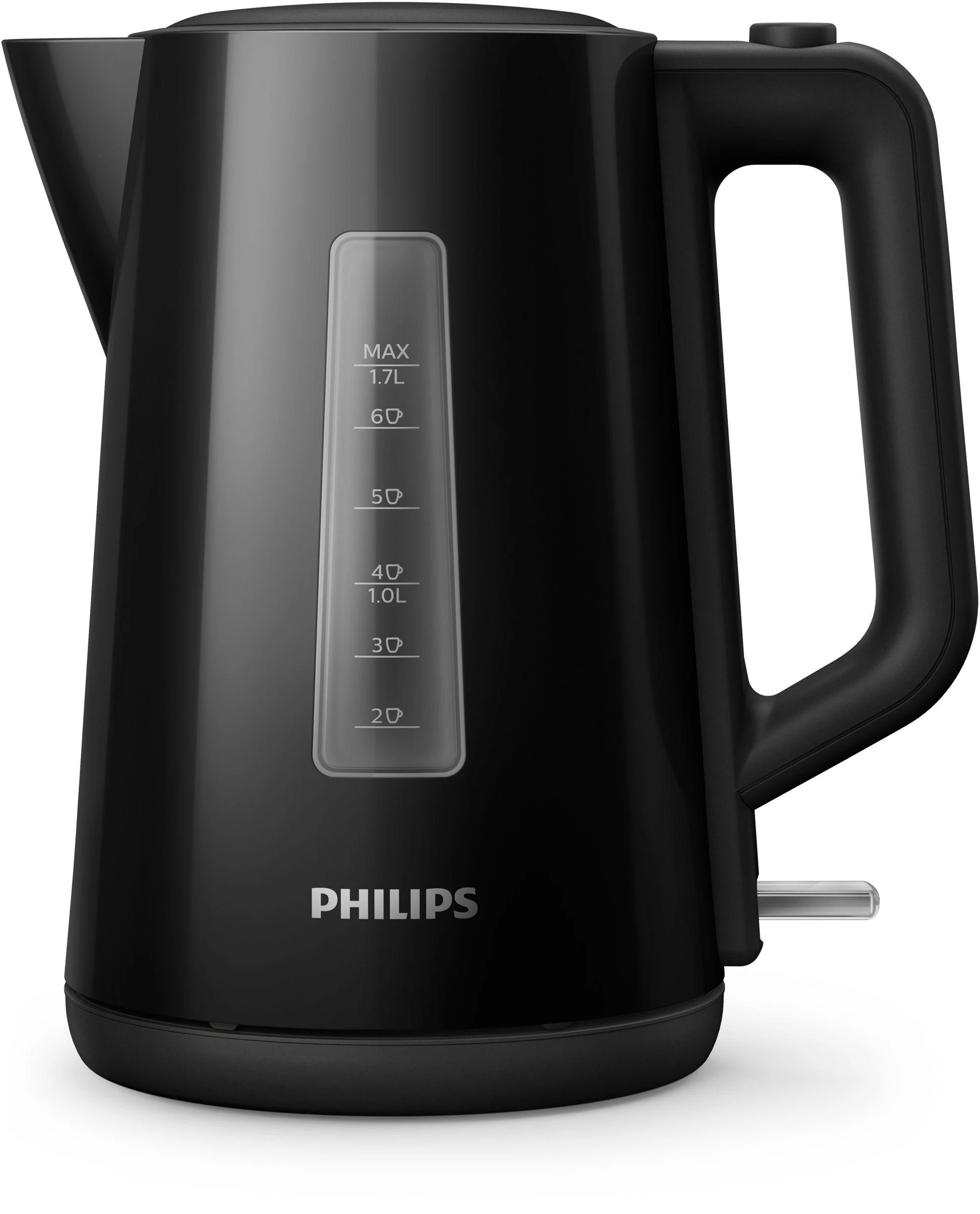 Philips Series 3000 Virdulys – 1,7 litro, šeimai skirtas dydis, juodas (HD9318/20)