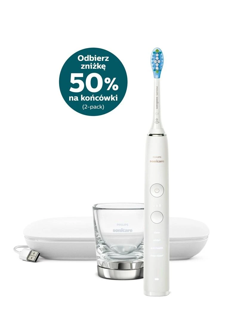 Philips DiamondClean 9000 „Sonic“, elektrinis dantų šepetėlis su programa HX9911/27