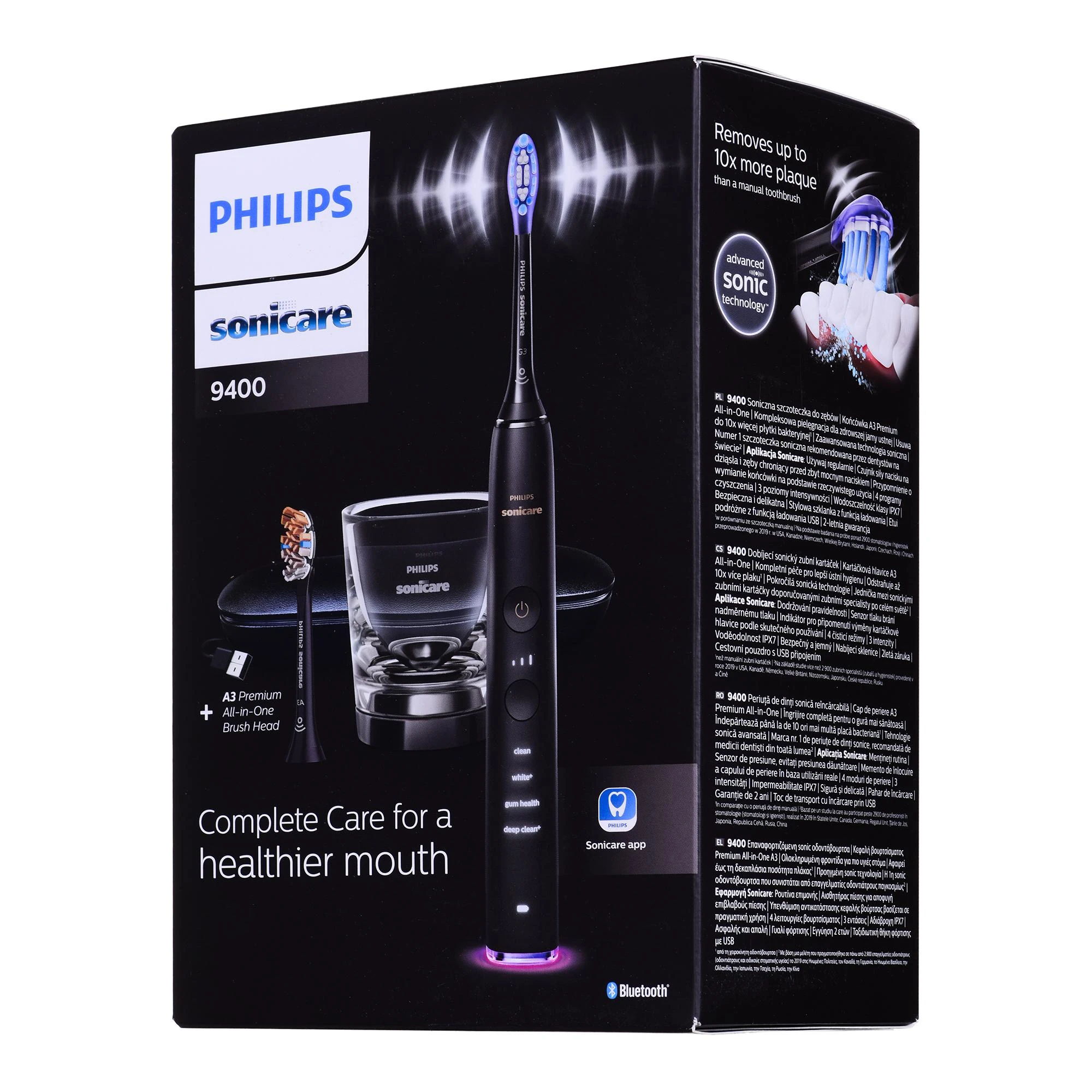Philips Sonicare DiamondClean Smart pakuotė su dantų šepetėliu