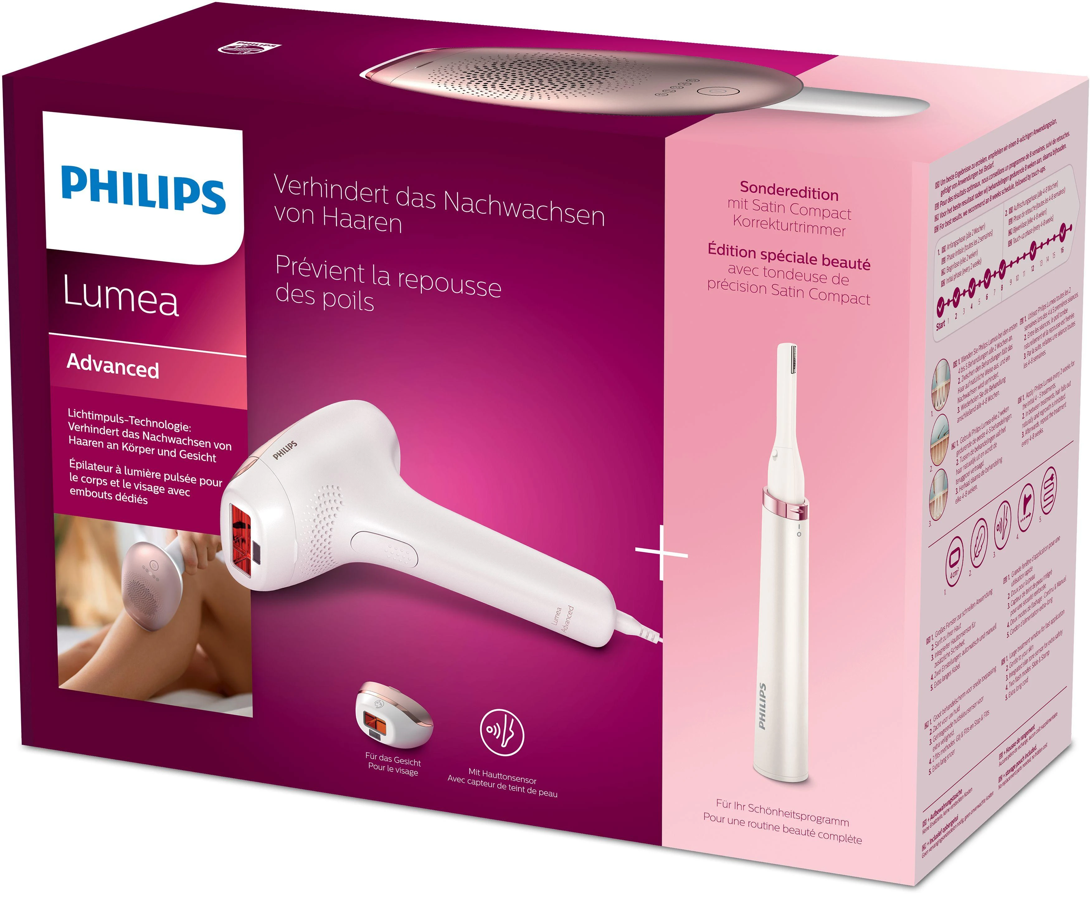 Philips Lumea IPL 7000 Series IPL plaukelių šalinimo prietaisas BRI921/00