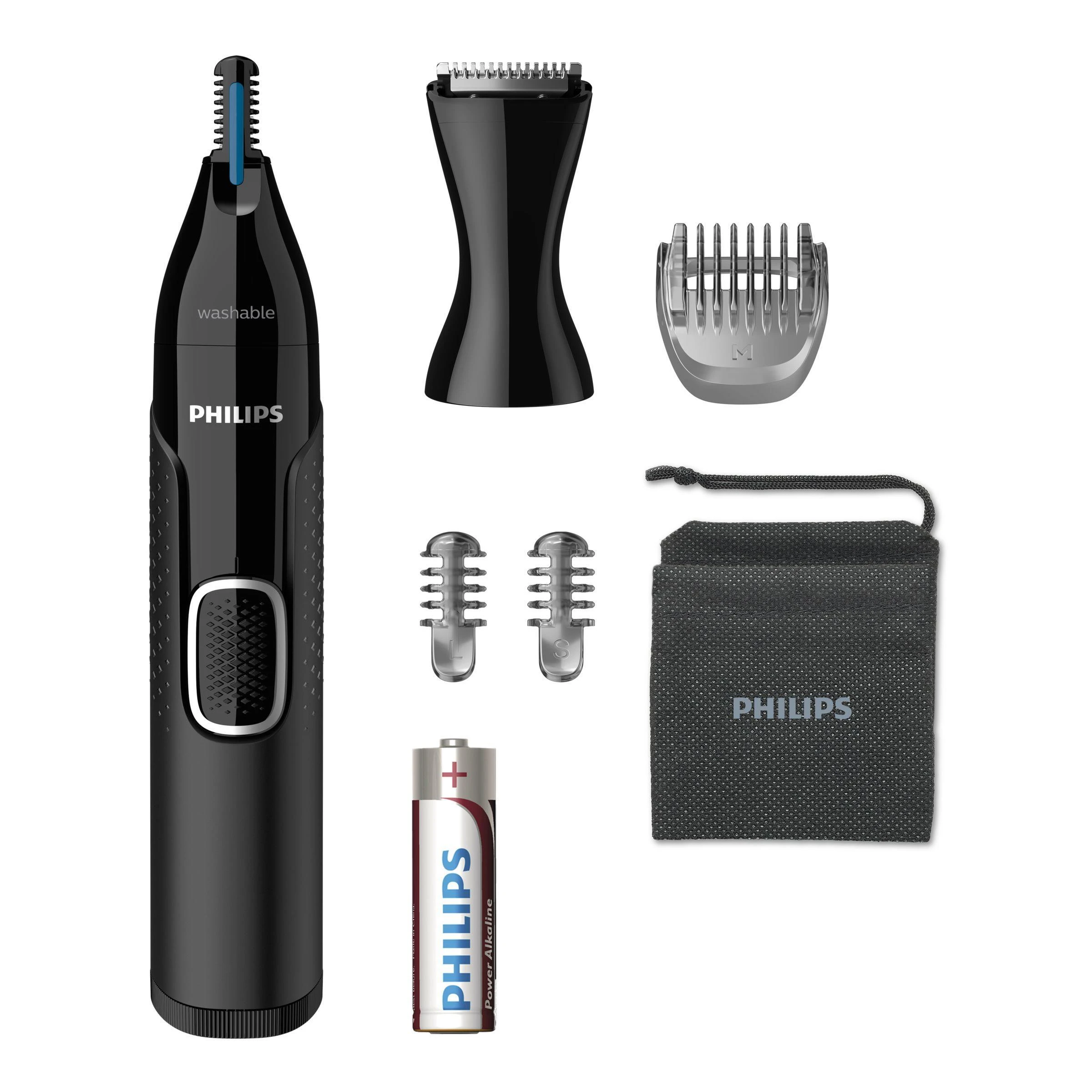 Nosies, ausų plaukų, antakių ir koreg. kirptuvas Philips Nose Trimmer Series 5000 NT5650/16