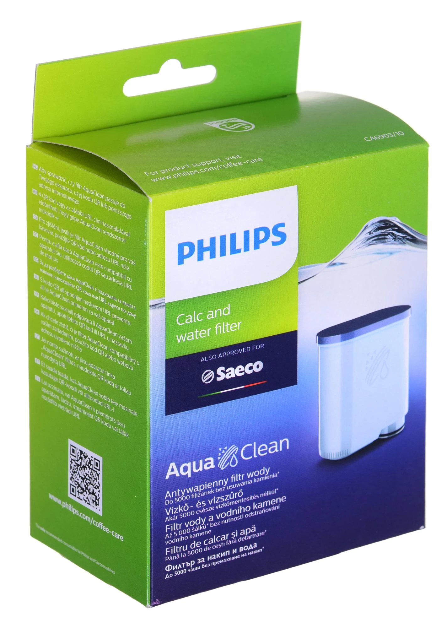 Kalkių šalinimo ir vandens filtras AquaClean Philips CA6903/00