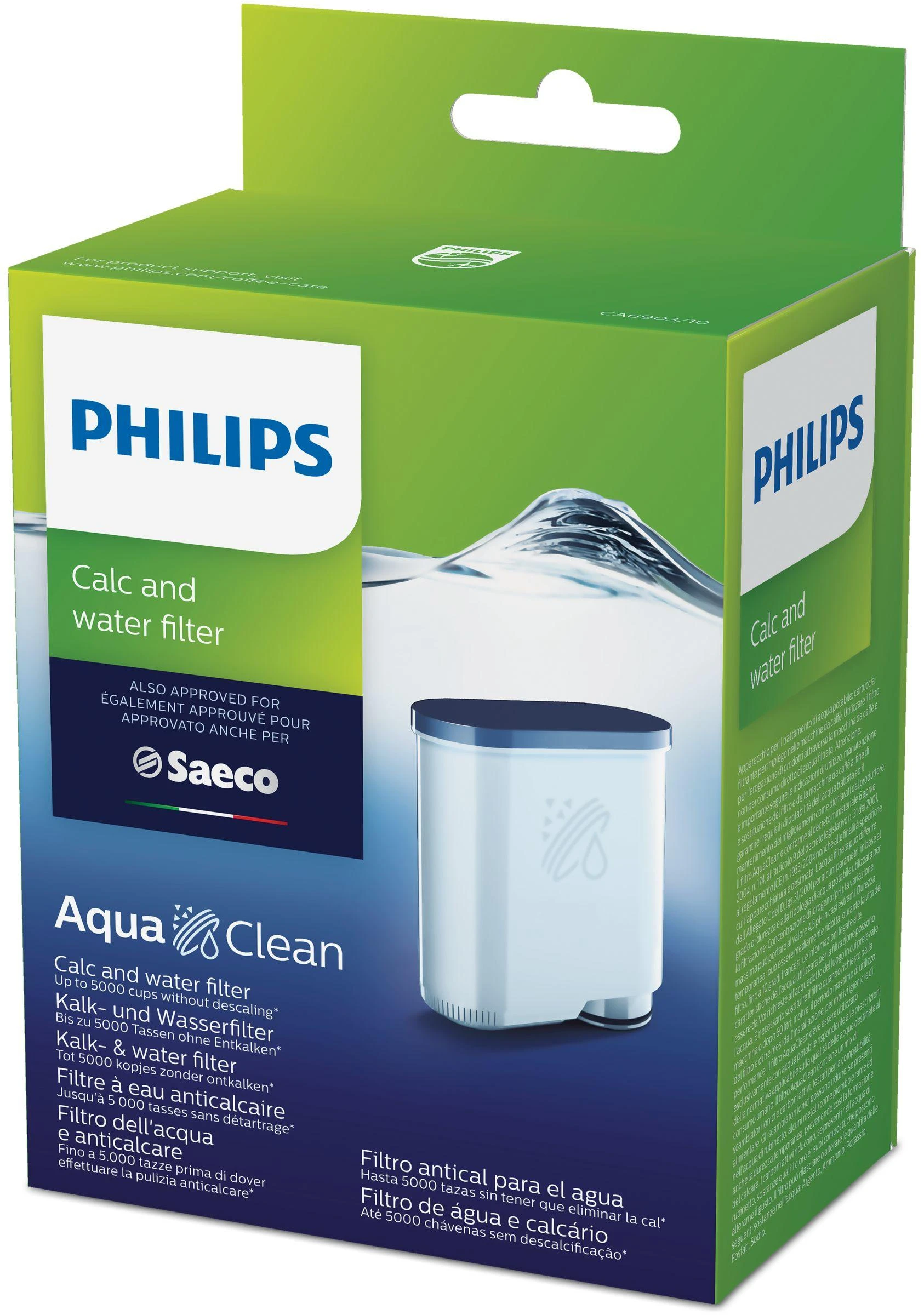 Kalkių šalinimo ir vandens filtras AquaClean Philips CA6903/00