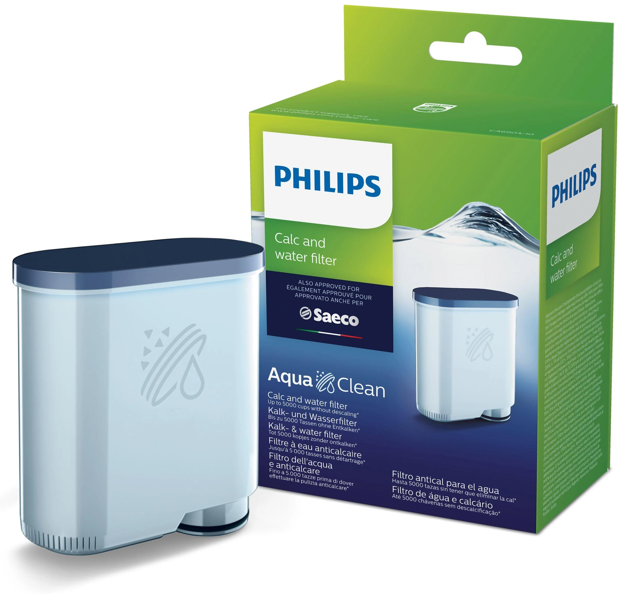 Kalkių šalinimo ir vandens filtras AquaClean Philips CA6903/00