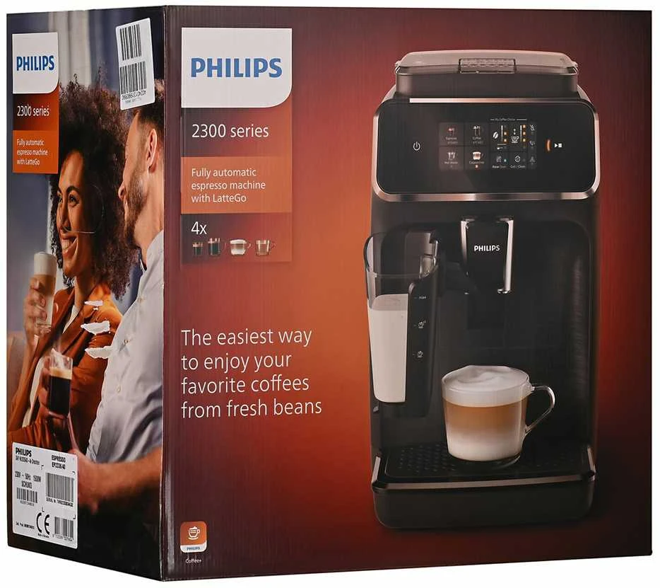 Kavos aparatas Philips 2300 series EP2336/40 juoda