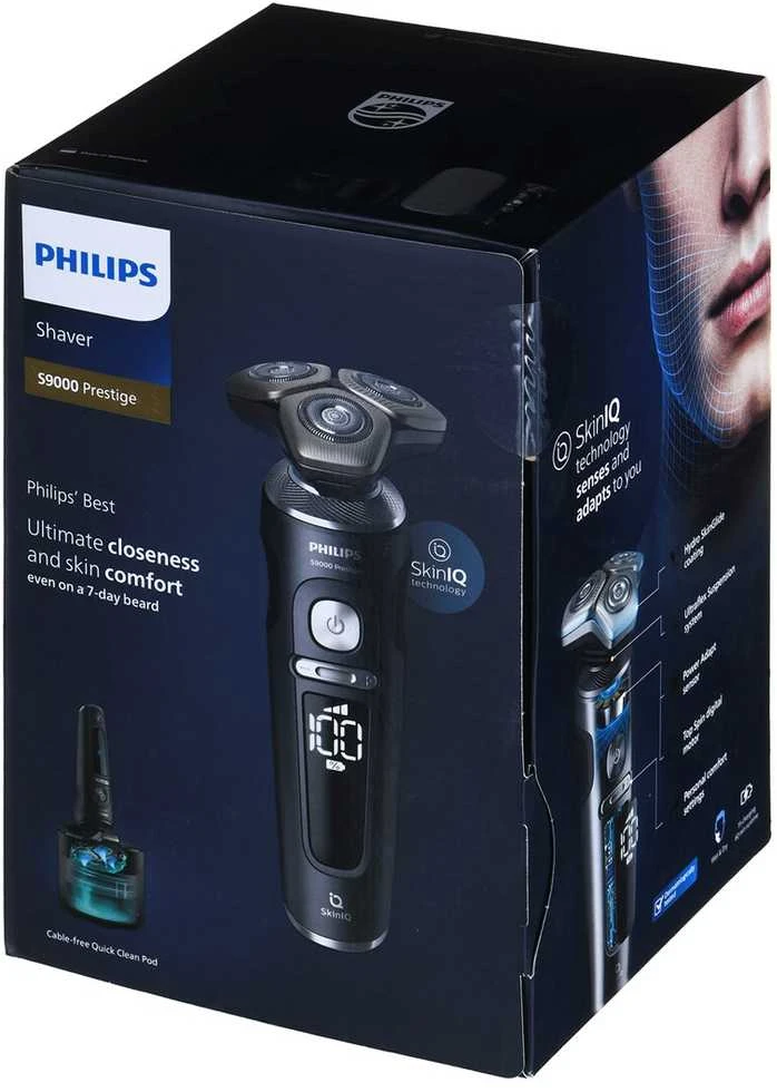Philips Shaver S9000 Prestige SP9840/32 men's shaver Rotation shaver Trimmer Pilkas