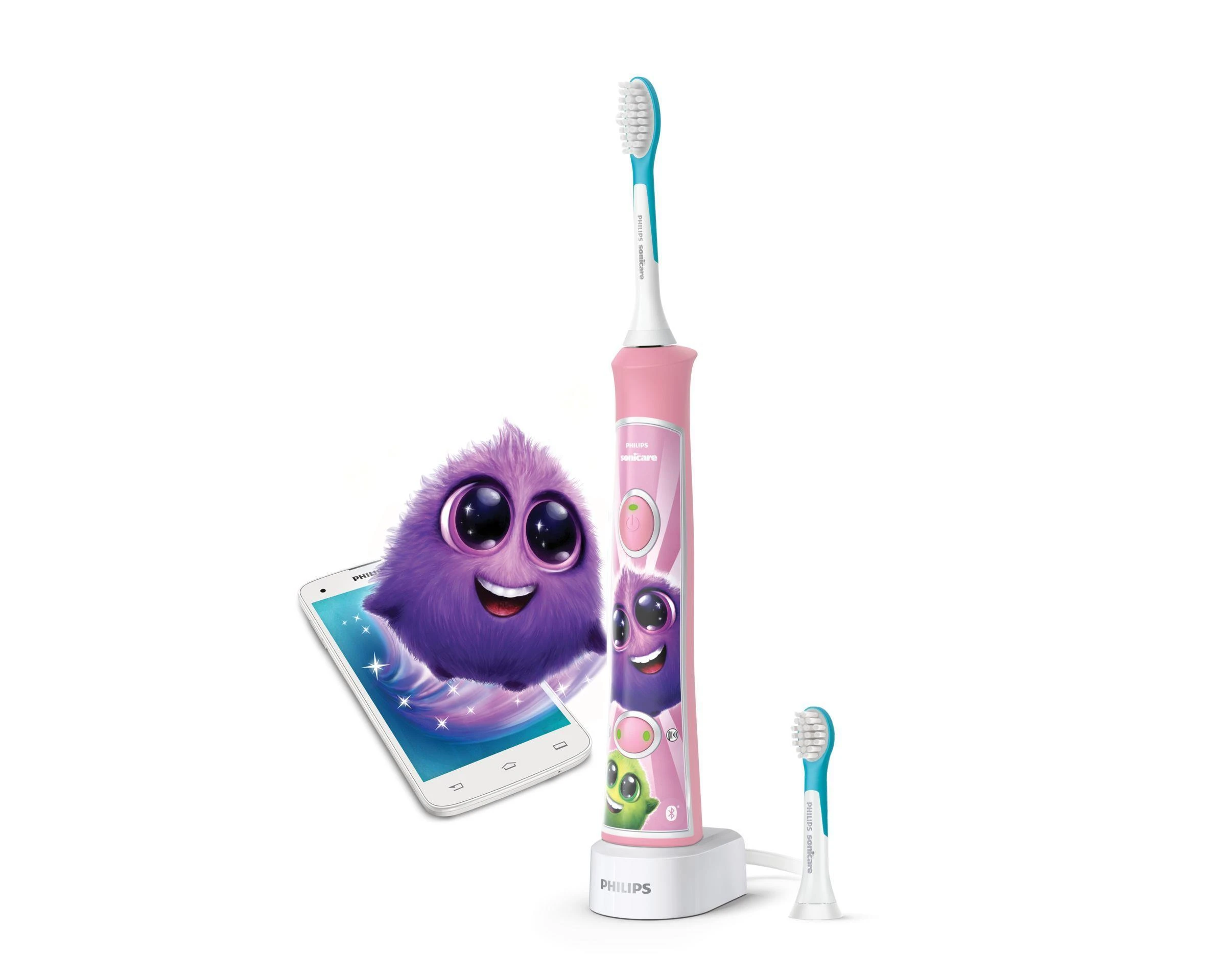 Vaikiškas Philips Sonicare šepetėlis su įkrovikliu