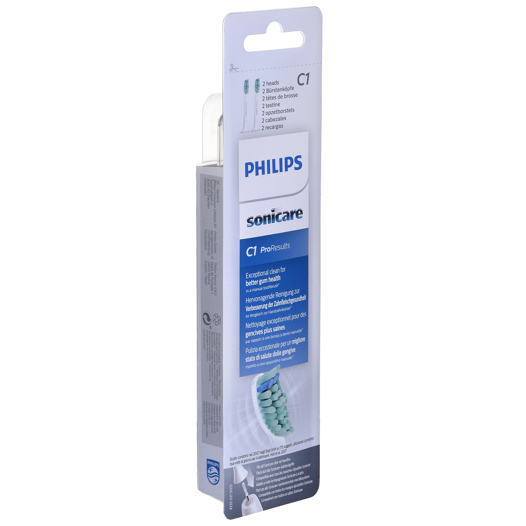 Philips Sonicare ProResults Standartinės „Sonic“ dantų šepetėlio galvutės HX6012/07