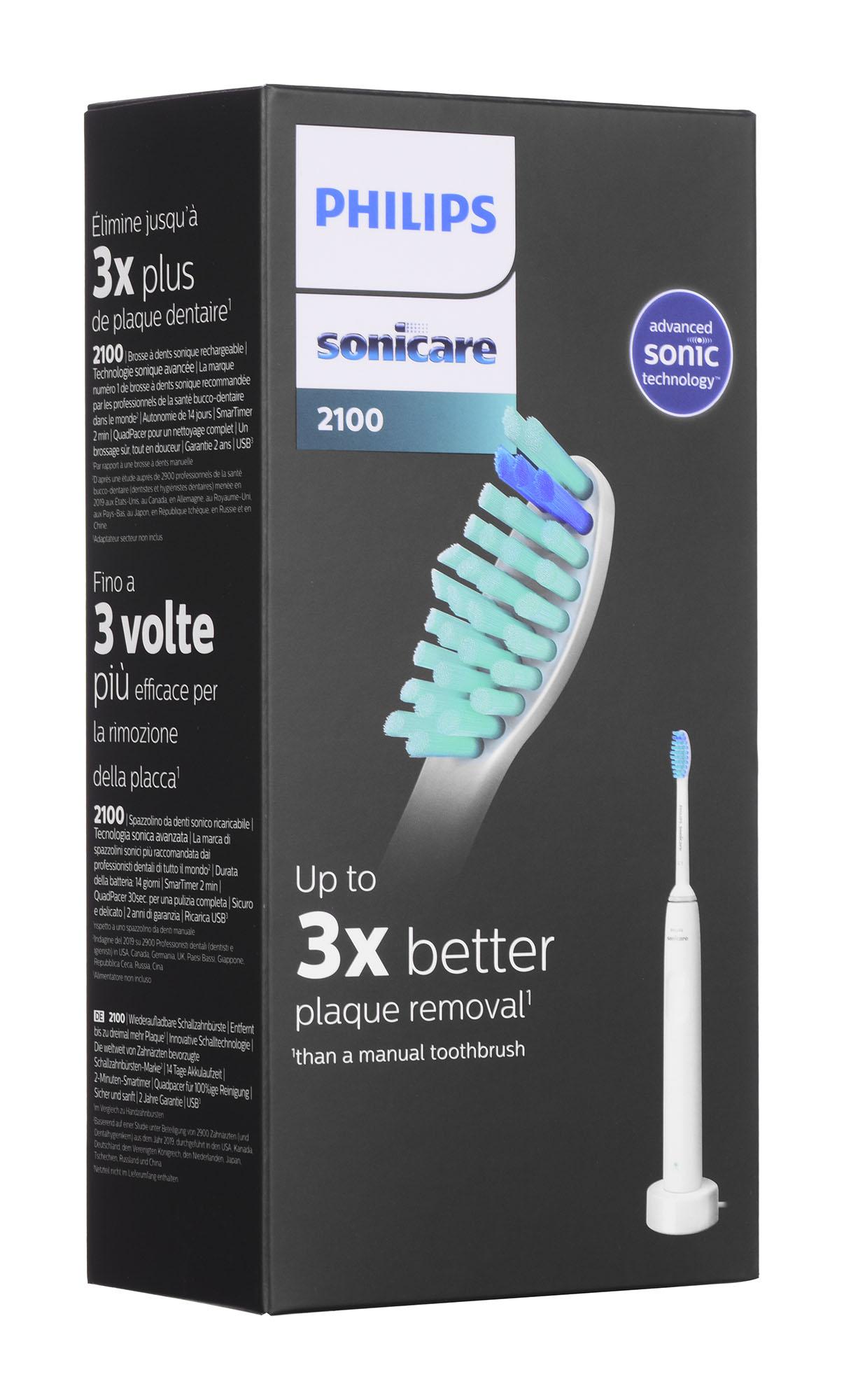 Philips Sonicare 2100 Series „Sonic“ elektrinis dantų šepetėlis, HX3651/13