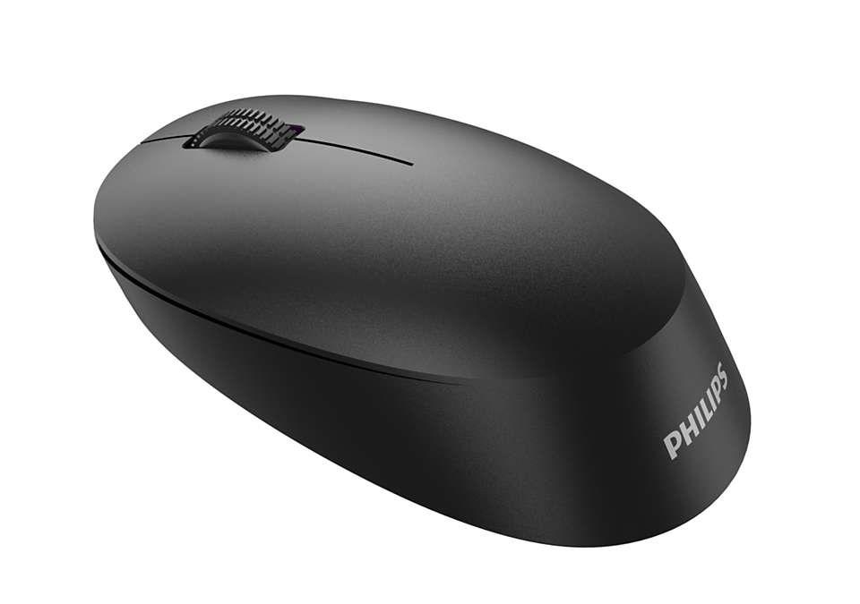 Philips SPK7307B Belaidė pelė Juodas