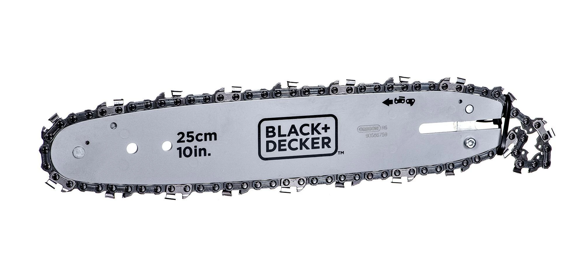Black & Decker 18V 2,0Ah ličio jonų akumuliatorinis grandininis pjūklas 25 cm, GKC1825L20-QW
