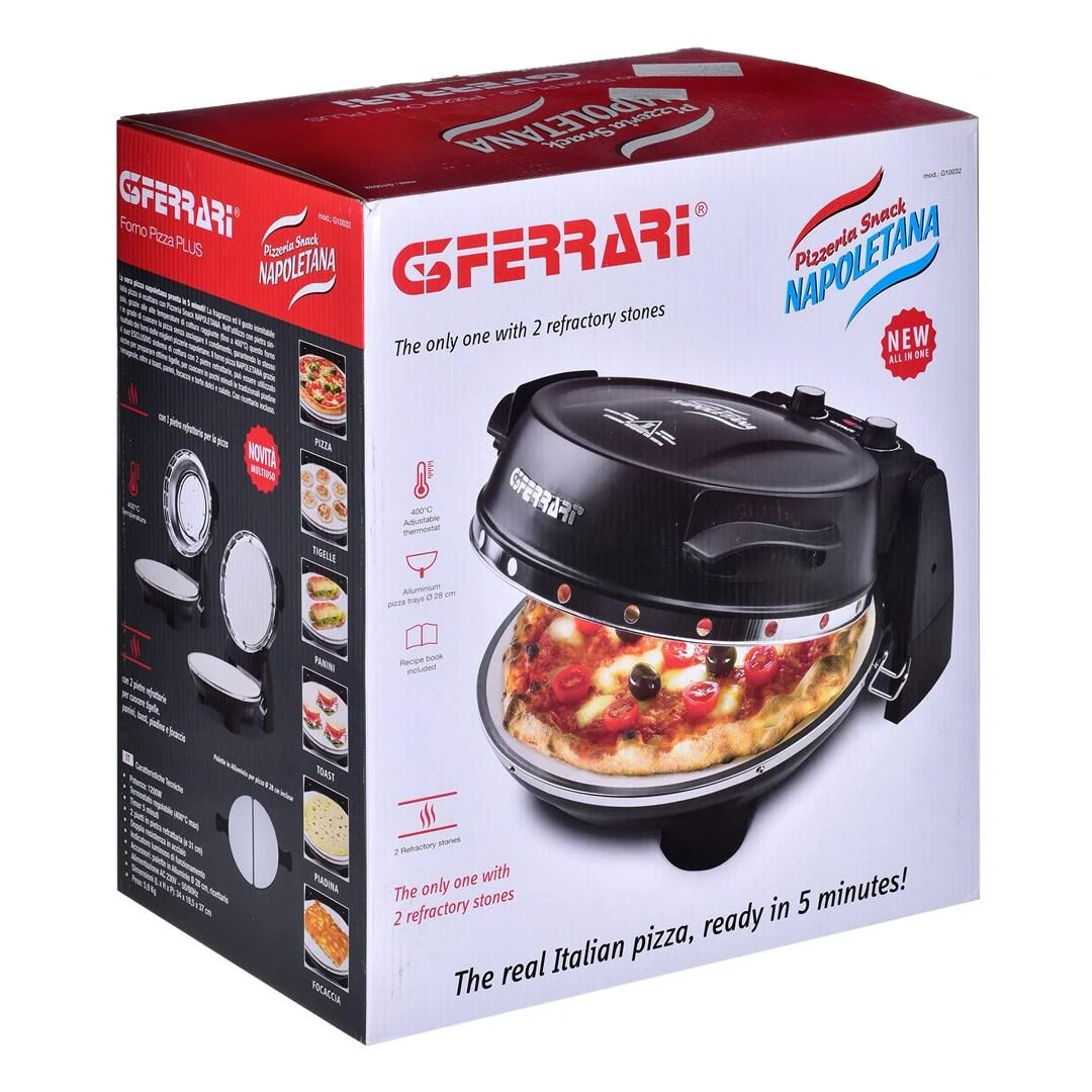G3Ferrari G3 Ferrari PizzaOven Napoletana with 2 stones juodas Juodas (G1003210)