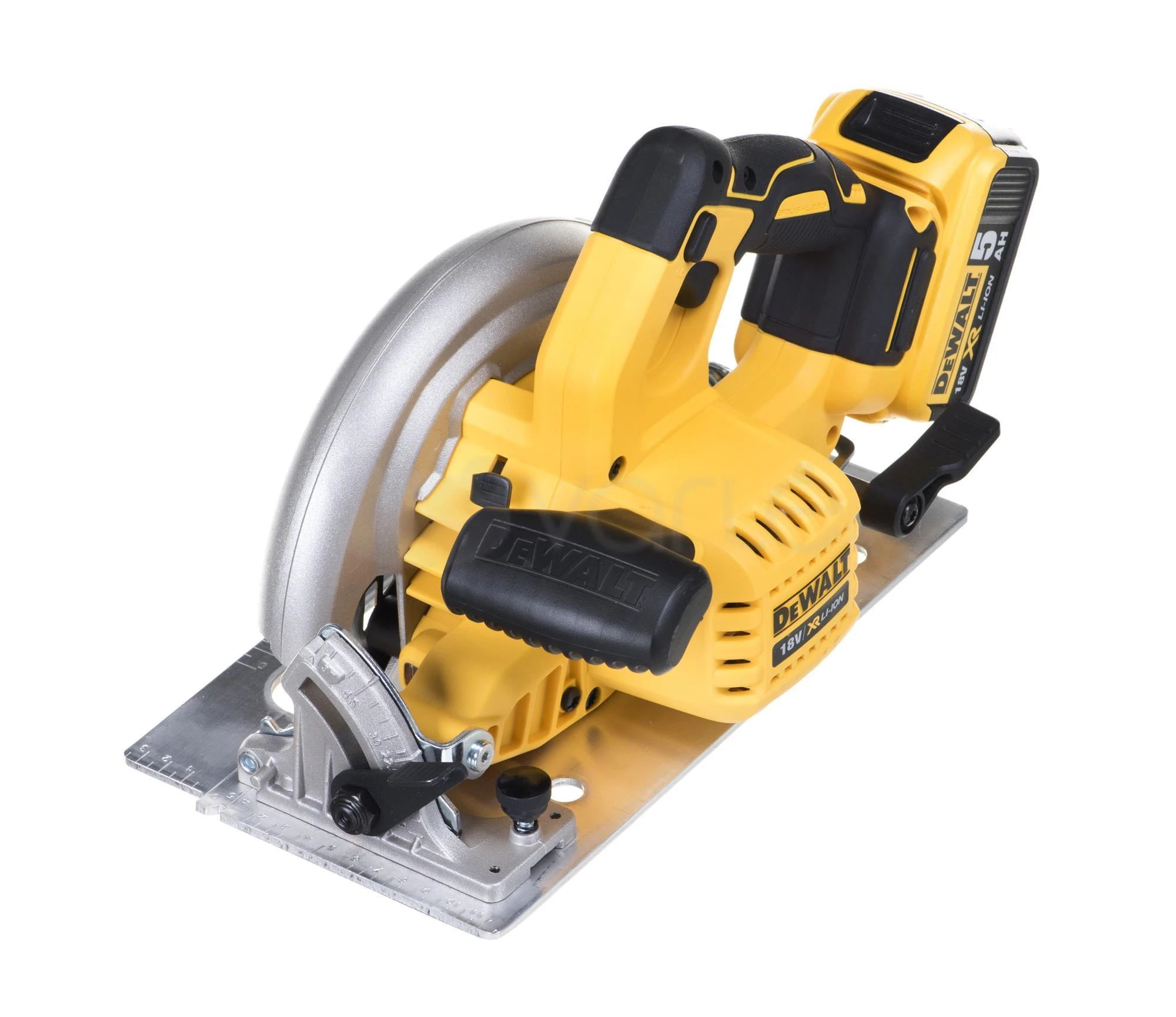 Akumuliatorinis diskinis pjūklas Dewalt DCS570P2 18V 2x5Ah