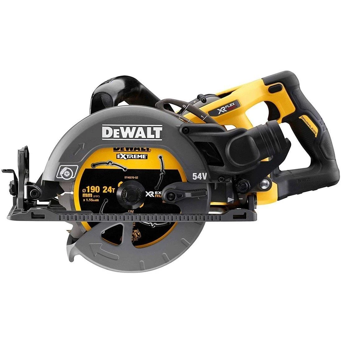 Dewalt DCS577N-XJ akumuliatorinis pjūklas su 190mm disku