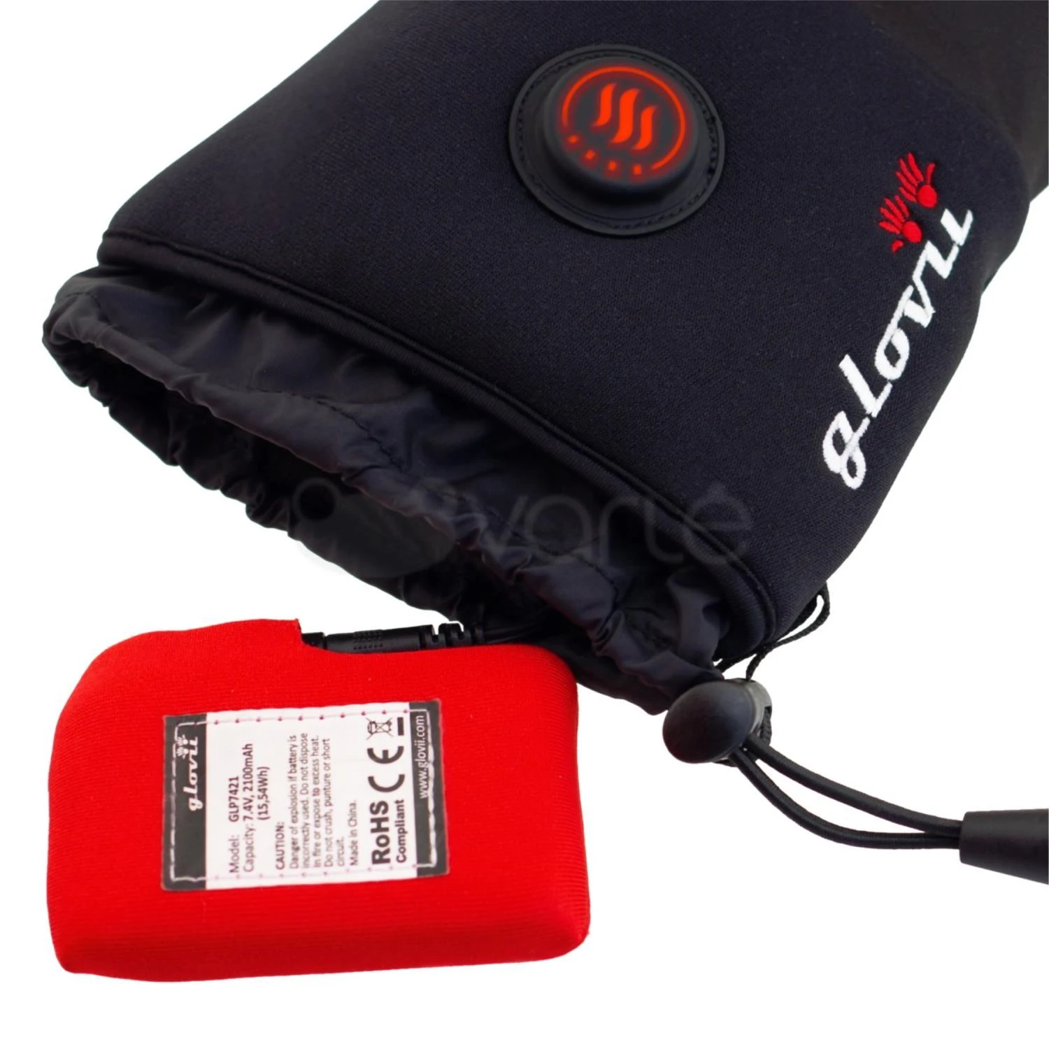 Glovii šildomos pirštinės su išimama baterija
